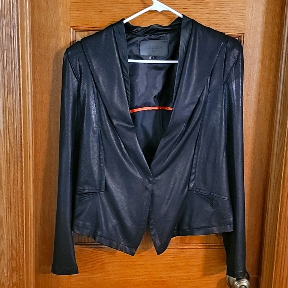 L Comme USA leather jacket